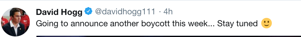 HoggBoycottTweet