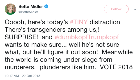 MidlerTrumpTweet