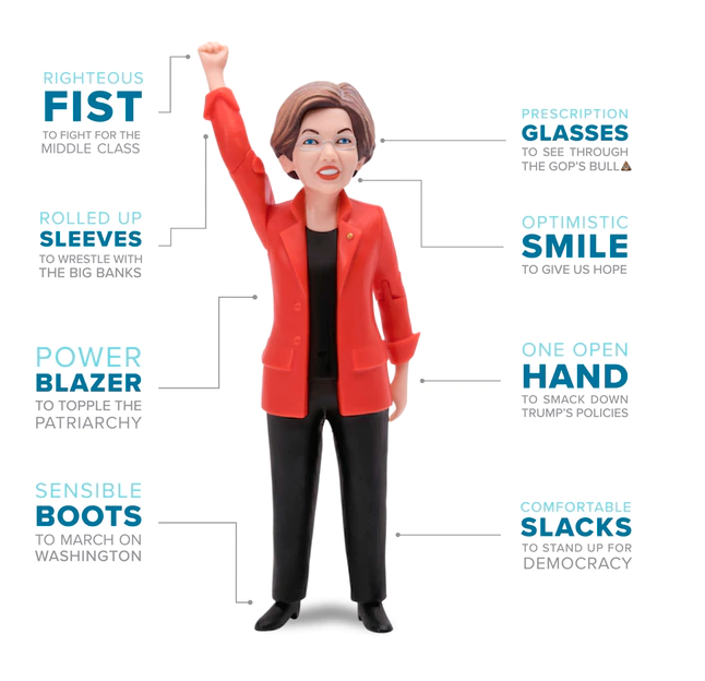 action figure bernie kickstarter Elizabeth Her Figure Own Gets  MRCTV Warren Action