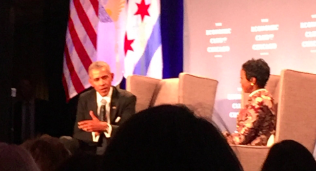 Obama at the Economic Club in Chicago