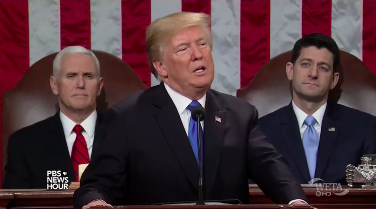 Trump delivers SOTU address