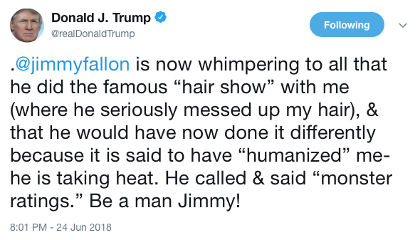 TrumpFallonTweet