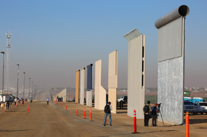 Border wall prototypes