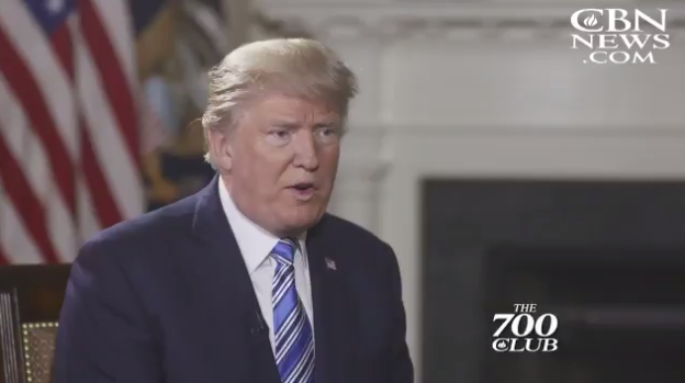 Trump interview on CBN