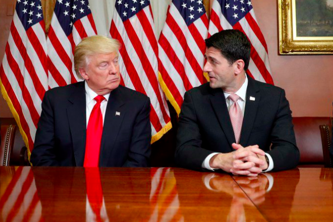 Trump and Paul Ryan