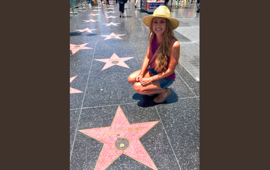 Trump Hollywood Star cleaned