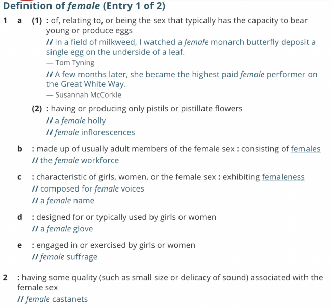 Merriam-Webster Alters Definition Of Female To Be More Inclusive | MRCTV