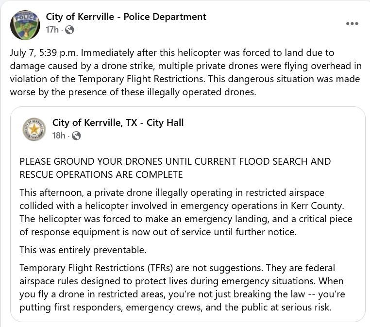 Kerrville Drone Posts