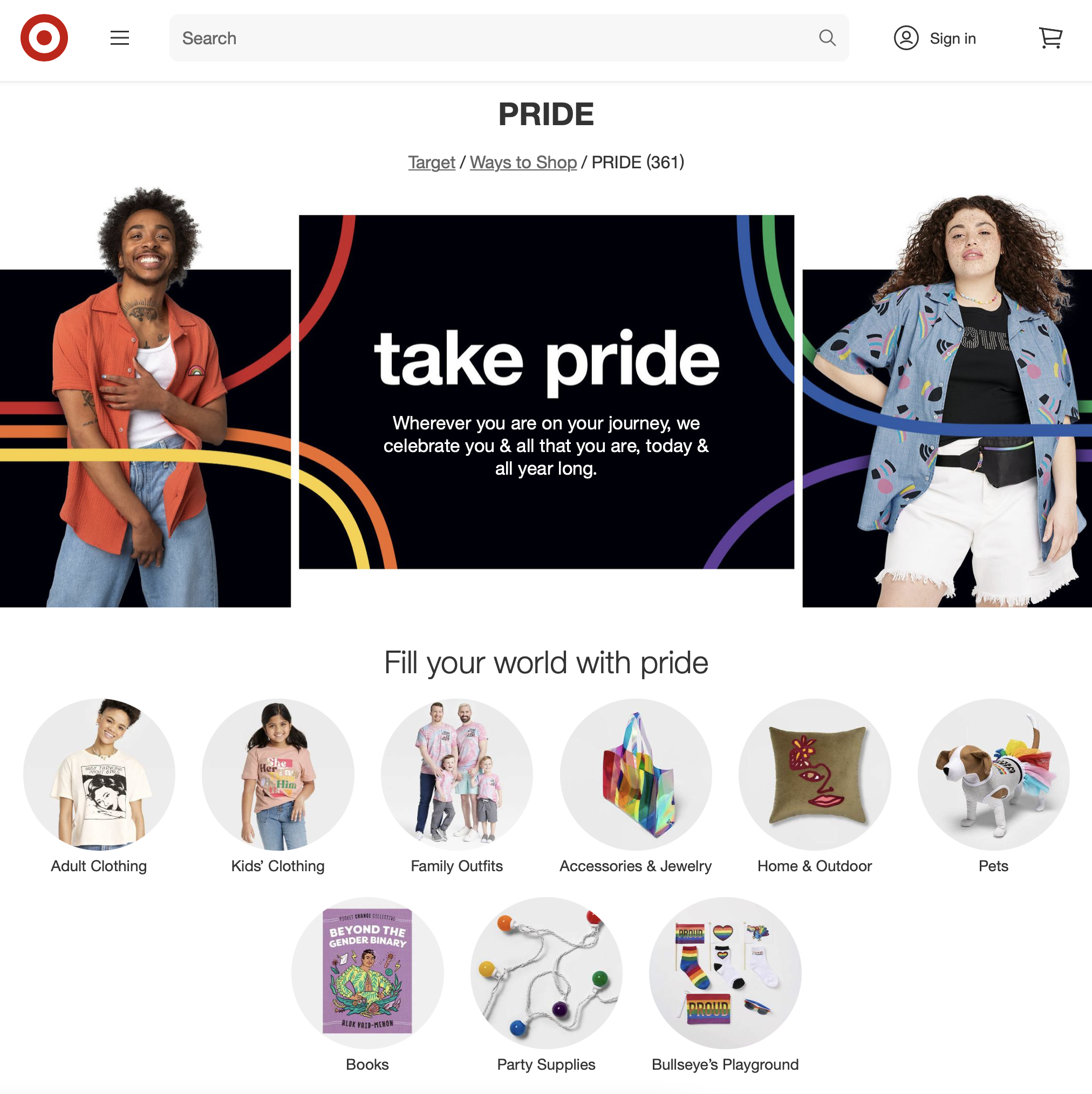 Target Bind's Down To Rainbow-Wash America