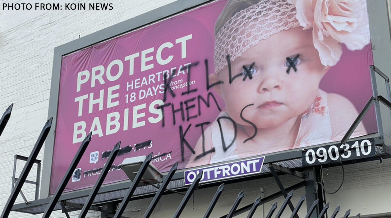 Pro-life billboard