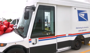 USPS Oshkosh EV Screen Shot From https://youtu.be/FEEn3TeM30Y?si=FBVQ9eYuUWEsDUJz&t=57