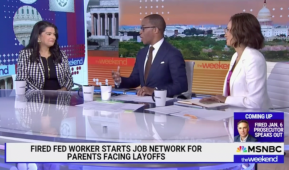 screenshot of MSNBC Broadcast