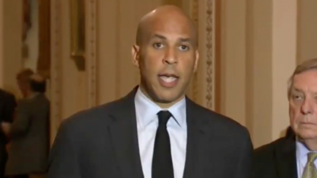 Watch Sen Cory Booker Admits It Doesnt Matter If Kavanaugh Is