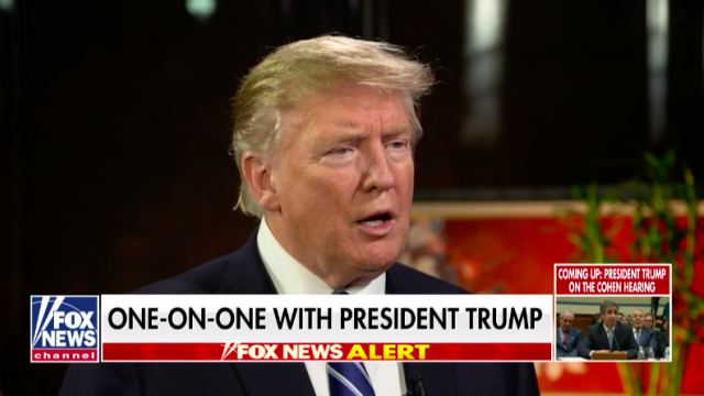 ‘The Hatred is So Incredible’: Trump Says Dems' Timing of Cohen Hearing ...