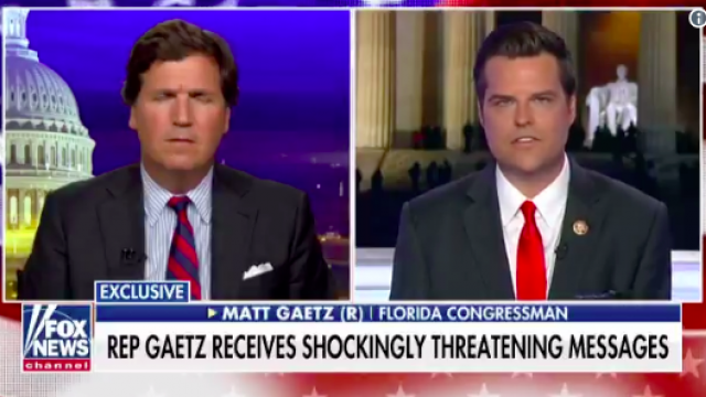 'Blow Your F-- Head Clean Off': Rep. Matt Gaetz Receives Death Threats ...