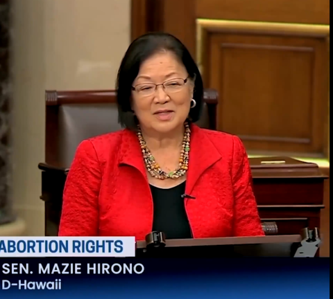 'Literally a Call to Arms' – Hirono's Reckless Abortion Rhetoric | MRCTV