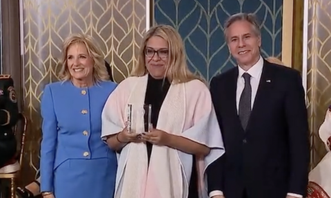 Jill Biden Awards a Biological Man on 'International Women's Day' | MRCTV