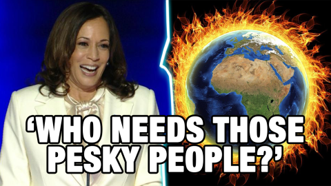 Kamala Harris Vows To 'Reduce Population' For Climate Change - But Was