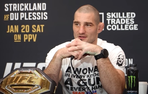 UFC Fans Cheer Loudly For Sean Strickland After Fighter's Comments On ...