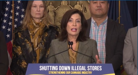 NextImg:Video: Replacing 'Illicit Cannabis' With 'Illegal Immigrants' in NY's Latest Crackdown on Undocumented Pot Shops