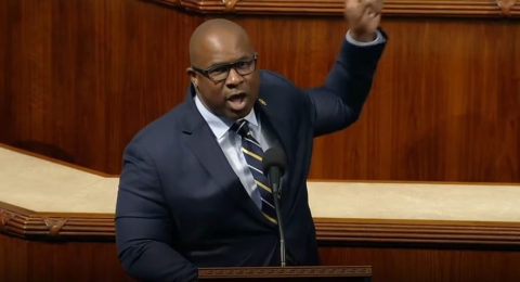 Rep. Bowman Co-Hosts Fundraiser with Notorious Anti-Semite Even Biden Condemned