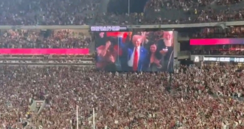 NextImg:Levin Shares Videos ABC Censored of Crowd Cheering Trump at Alabama-Georgia Football Game
