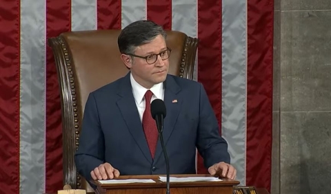 Reelected Speaker Johnson Promises to End ‘Administrative State’ as ‘4th Branch’ of Government
