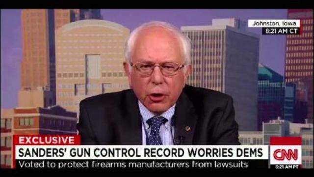 Bernie Sanders Ban All Guns Used For Self Defense Mrctv 