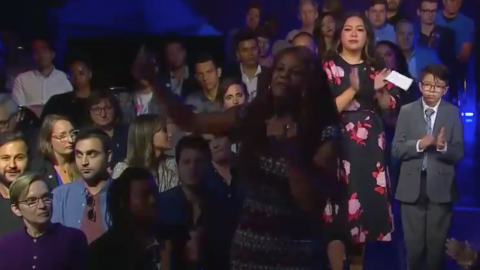 Trans Woman LOSES IT, Steals the Mic and Charges the Stage At CNN Town Hall