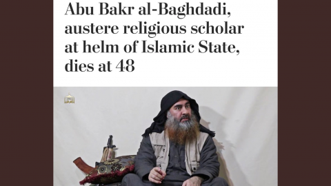 '#WaPoDeathNotices' Trends After Washington Post Hails Dead ISIS Leader As 'Austere Religious Scholar'