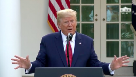 Pres. Trump Slams Media During Coronavirus Briefing: ‘Be Nice – Don’t Be Threatening’