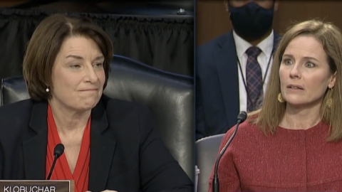 Klobuchar v. Amy Coney Barrett Exchange Exposes Chief Justice Roberts' Spin On ObamaCare