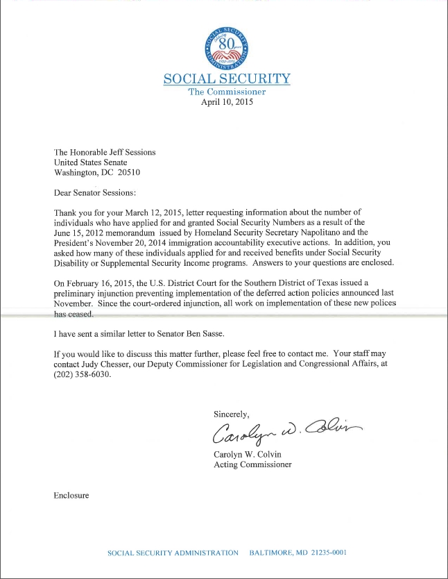 letters social security with number Given Security Access Numbers, 541,000 to Social Illegals