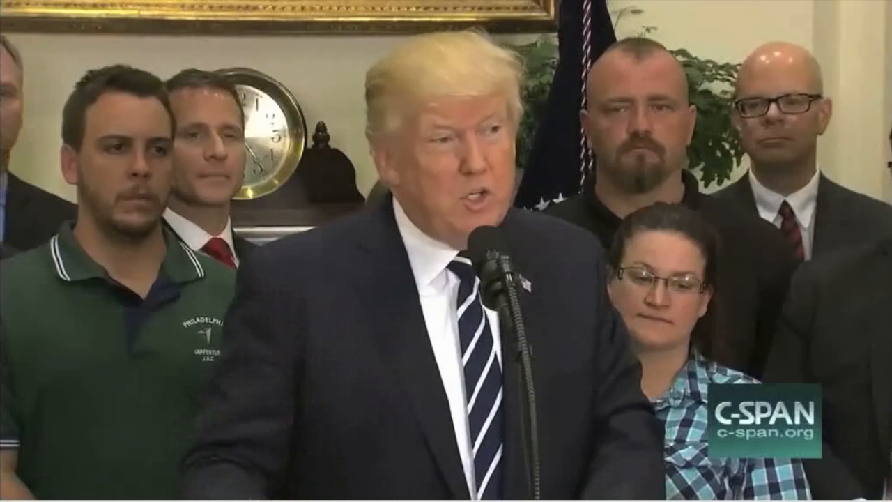 For what it's worth: Trump Signs Executive Order Expanding Apprenticeship Opportunities 1611_thumb_0001