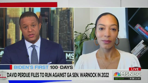 WRONG: MSNBC States Warnock First Black Southern Senator Since Reconstruction