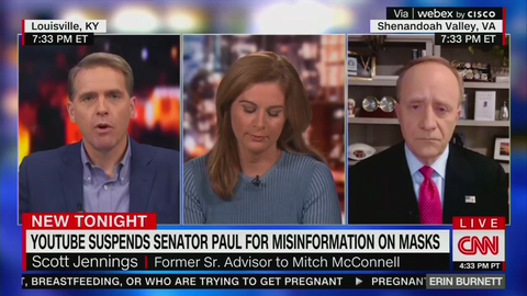 CNN's Jennings Calls Out YouTube for 'Double Standard' in Censoring Rand Paul