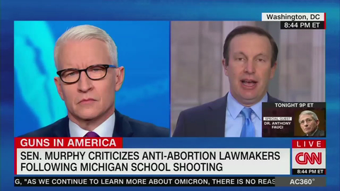 CNN Promotes Chris Murphy's Attack on GOP Over School Shootings | MRCTV